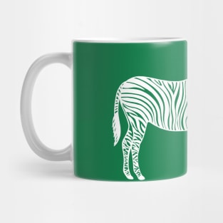 Zebra - I'm Alive! - meaningful wildlife design Mug